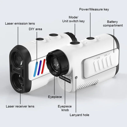 Mini télémètre laser Mileseey PF2E pour le golf et la chasse