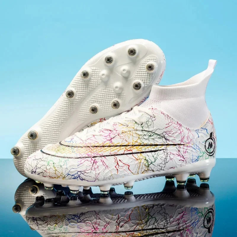 Unisex Long Nail Grass Training Soccer Shoes