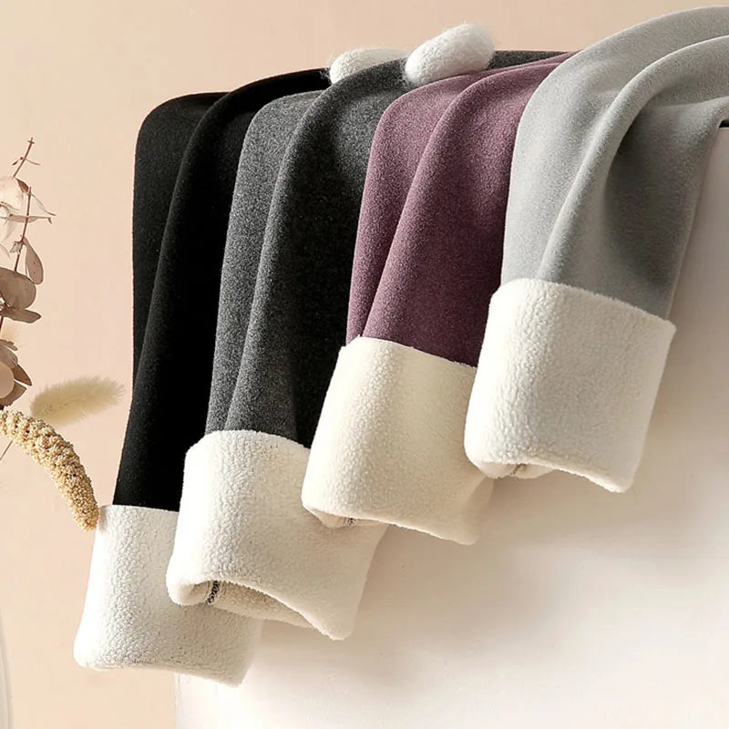 Velvet High Waist Padded Warm Autumn Leggings