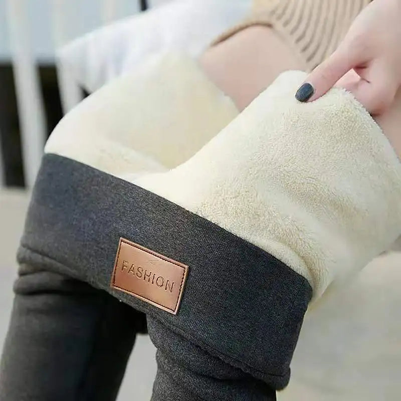 Women's Fleece High Waist Elastic Thermal Legging