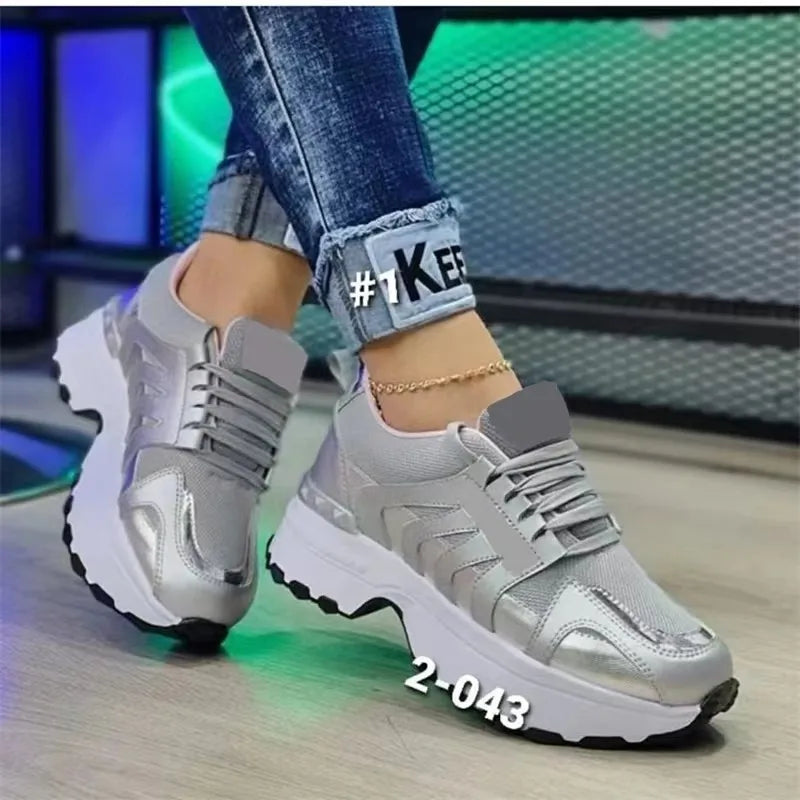 Women Vulcanized Platform Casual Sports Shoes