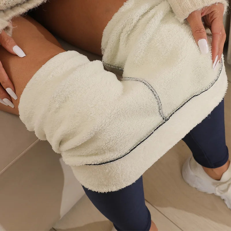 Women's Fleece High Waist Elastic Thermal Legging