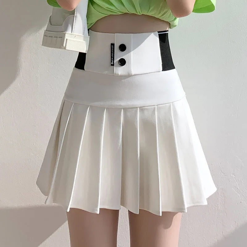 Women's High Waist Golf Tennis Pleated Skirts