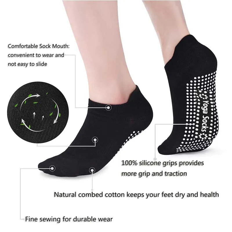 Women's Yoga Pilates Sports Grip Socks
