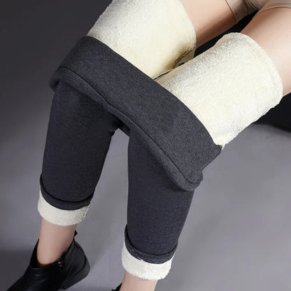 Women's Fleece High Waist Elastic Thermal Legging